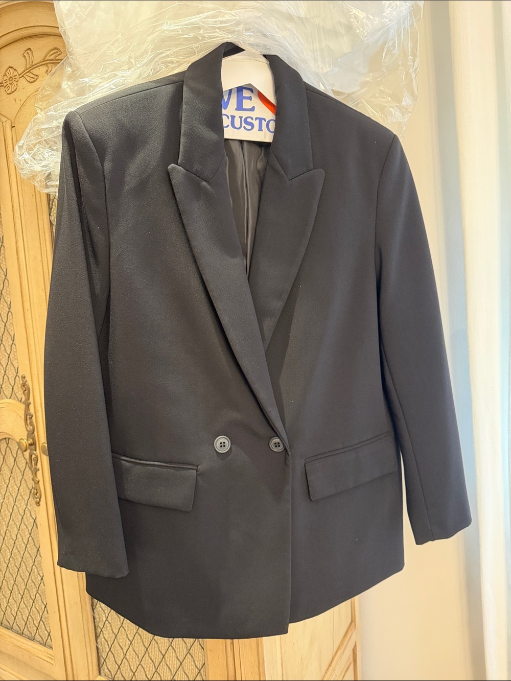 Zara Black oversized Women's Blazer